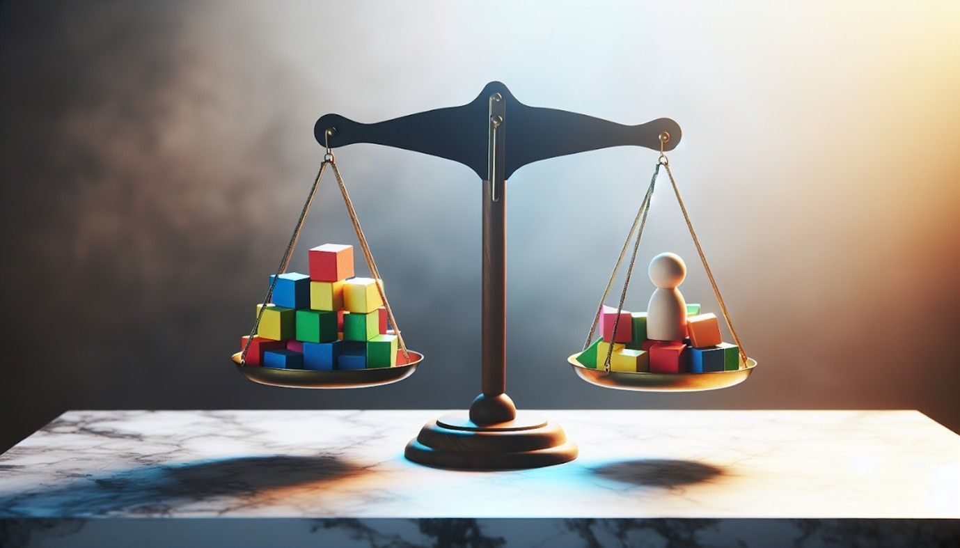 A balance scale